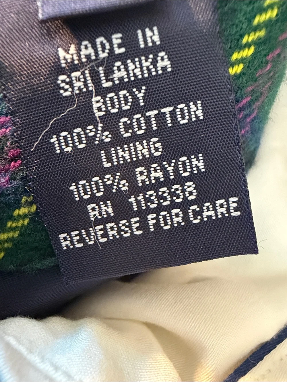 Ralph Lauren Green Plaid Pinafore Dress with White Shirt